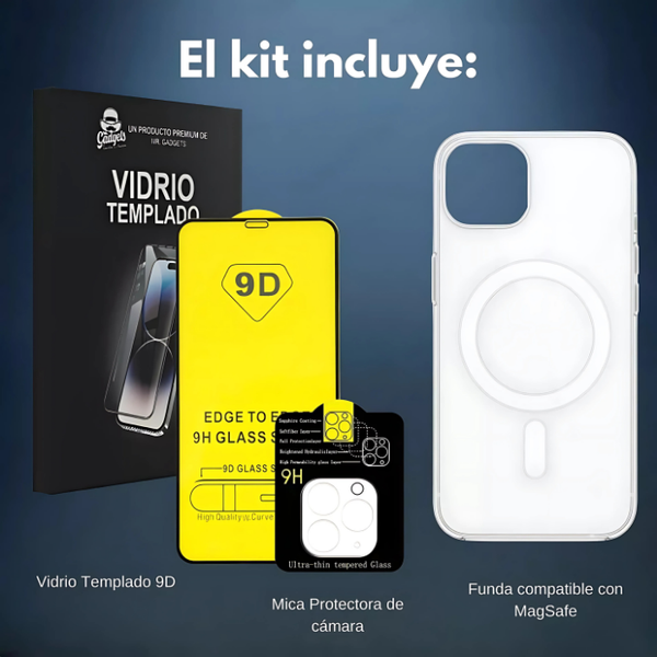 Mica 9D de vidrio templado