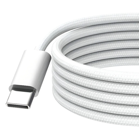 Cable Trenzado USB-C + Adaptador De Corriente 20W