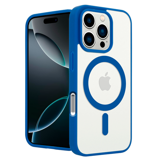 Funda Clear De Colores Para iPhone Magsafe