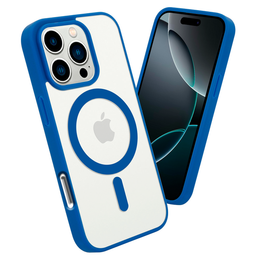 Funda Clear De Colores Para iPhone Magsafe