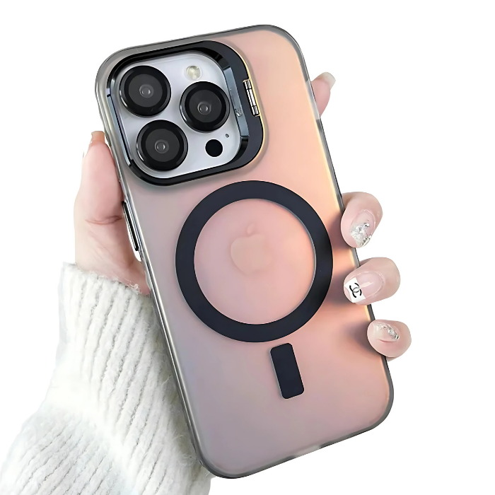 Funda Tornasol Con Soporte Para iPhone