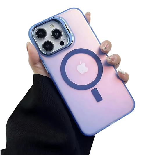 Funda Tornasol Con Soporte Para iPhone