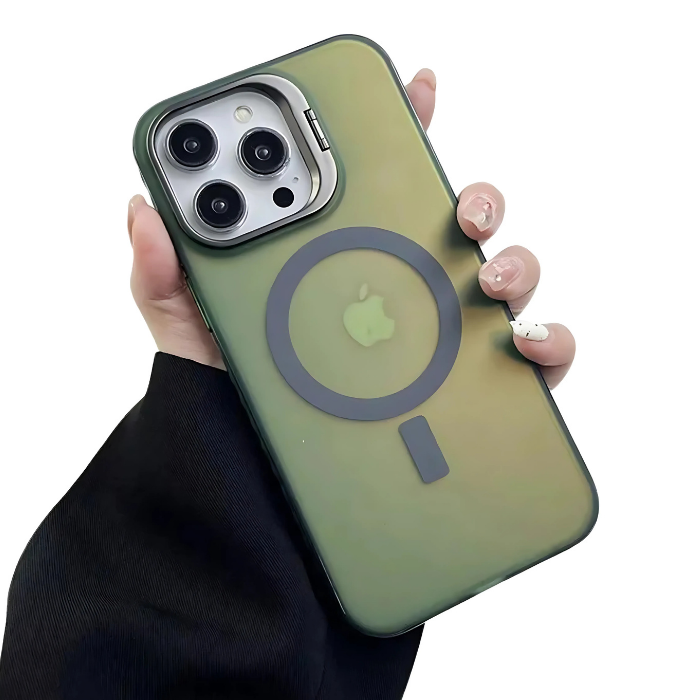 Funda Tornasol Con Soporte Para iPhone