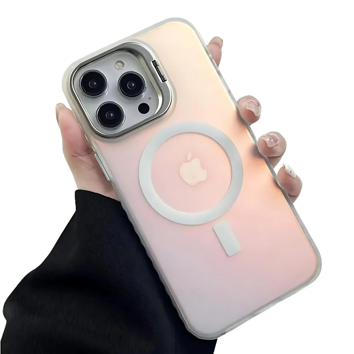 Funda Tornasol Con Soporte Para iPhone