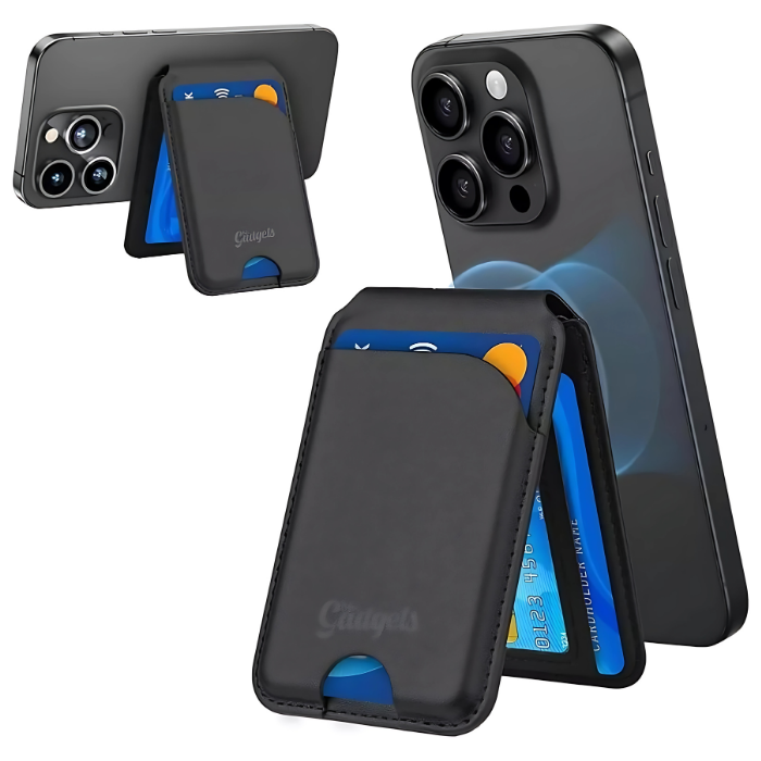 Cartera Magnética Wallet Deluxe con Soporte Para iPhone