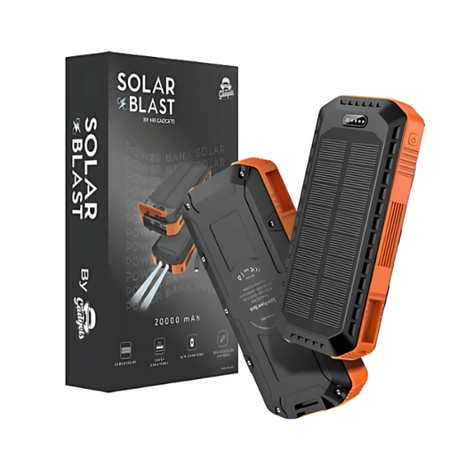 Power Bank Solar 20,000mAh Portátil Uso Rudo