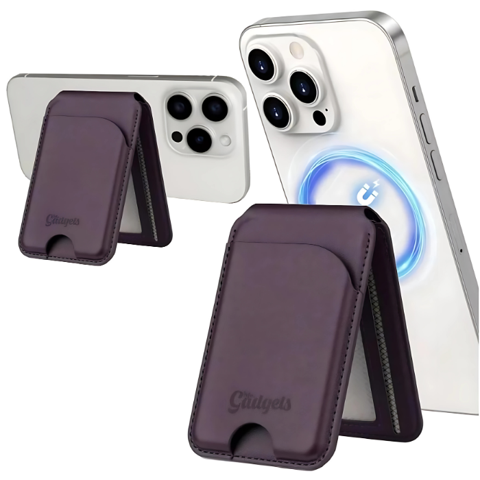Cartera Magnética Wallet Deluxe con Soporte Para iPhone