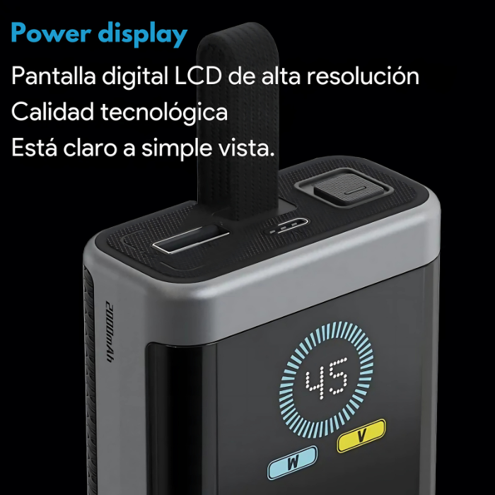 Turbo Power 20,000mAh Banco de Carga Portátil