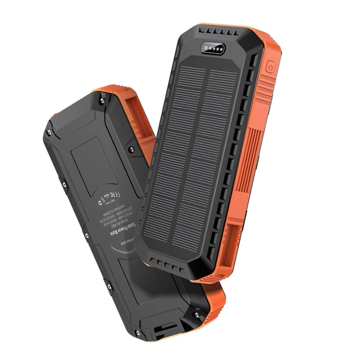 Power Bank Solar 20,000mAh Portátil Uso Rudo