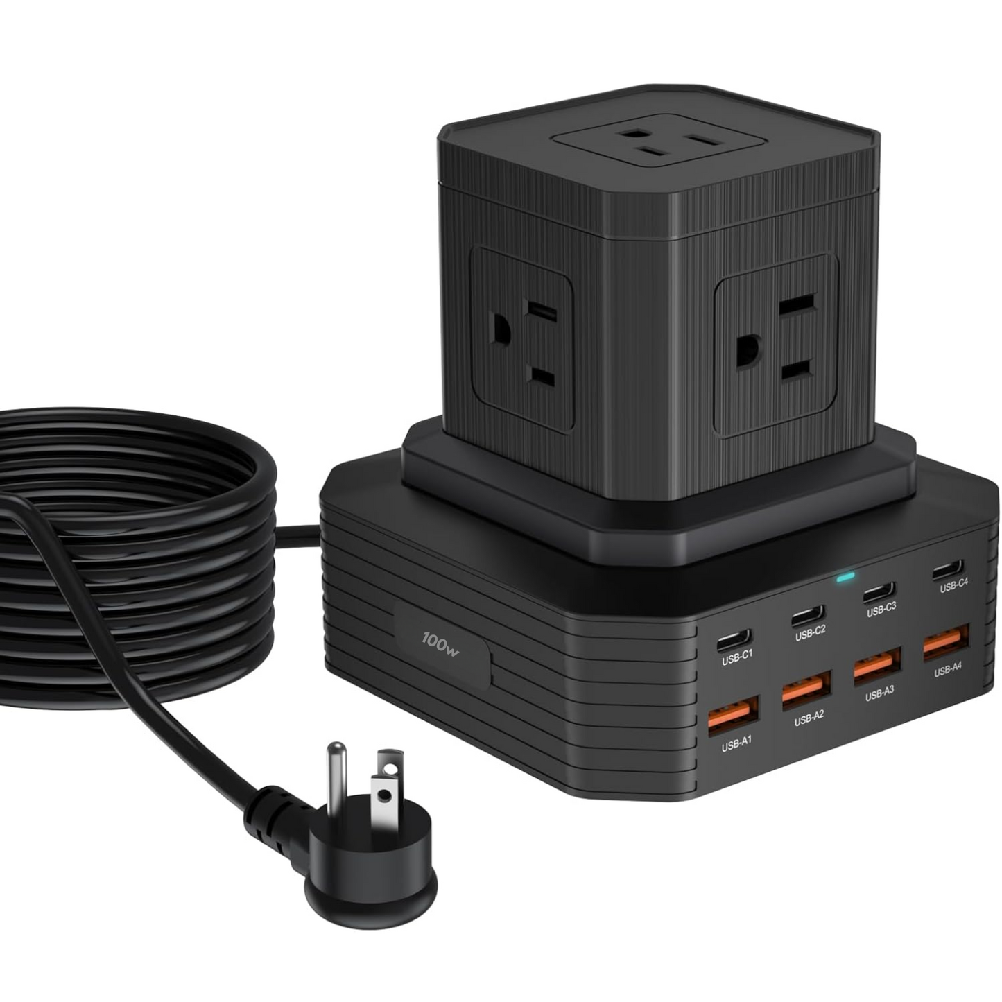 Regleta Vertical 100W de 17 Enchufes