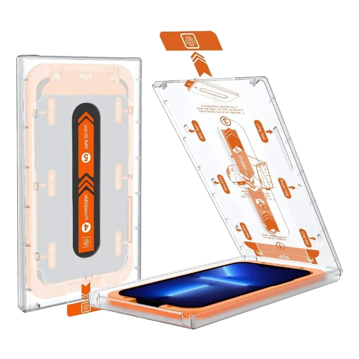 Mica Cristal Templado De Fácil Instalación Para iPhone