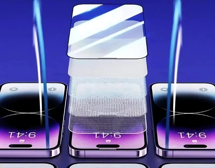 Mica Cristal Templado De Fácil Instalación Para iPhone