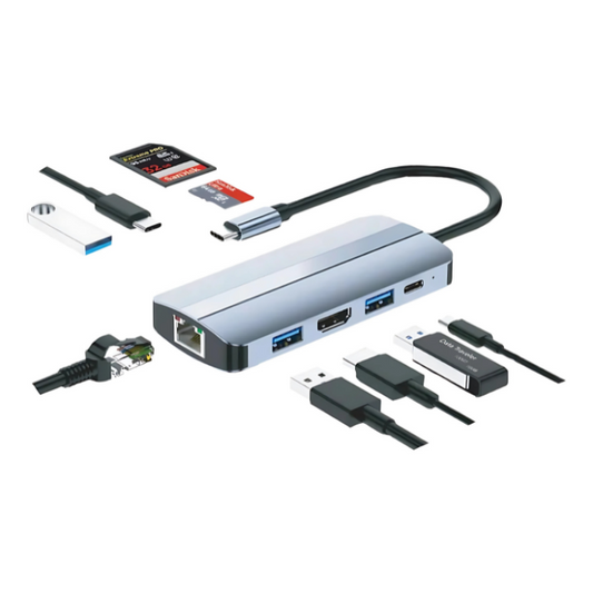 HUB Adaptador USB-C 9 en 1