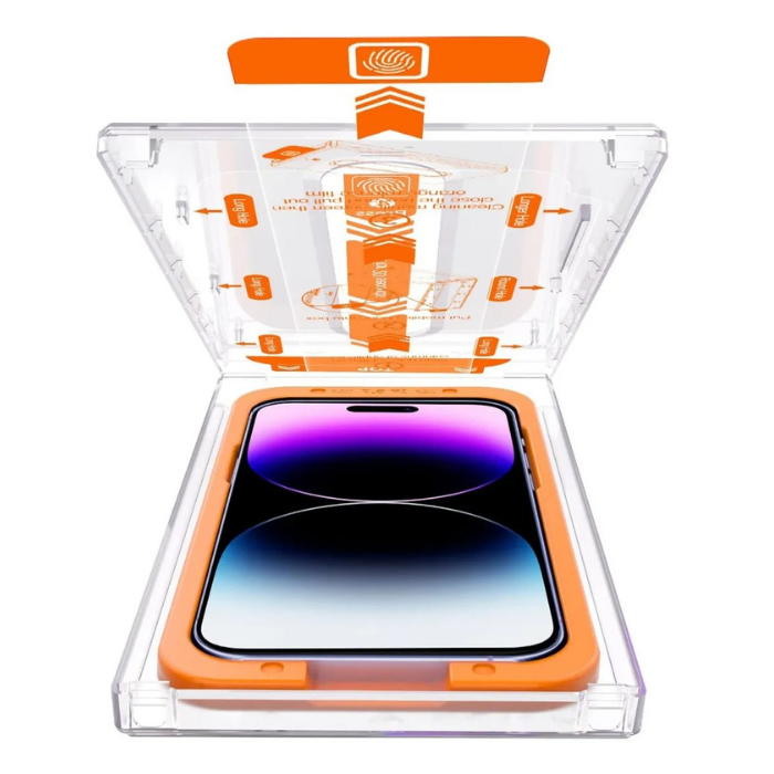 Mica Cristal Templado De Fácil Instalación Para iPhone