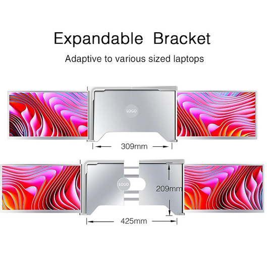 Doble Monitor Portátil 14"