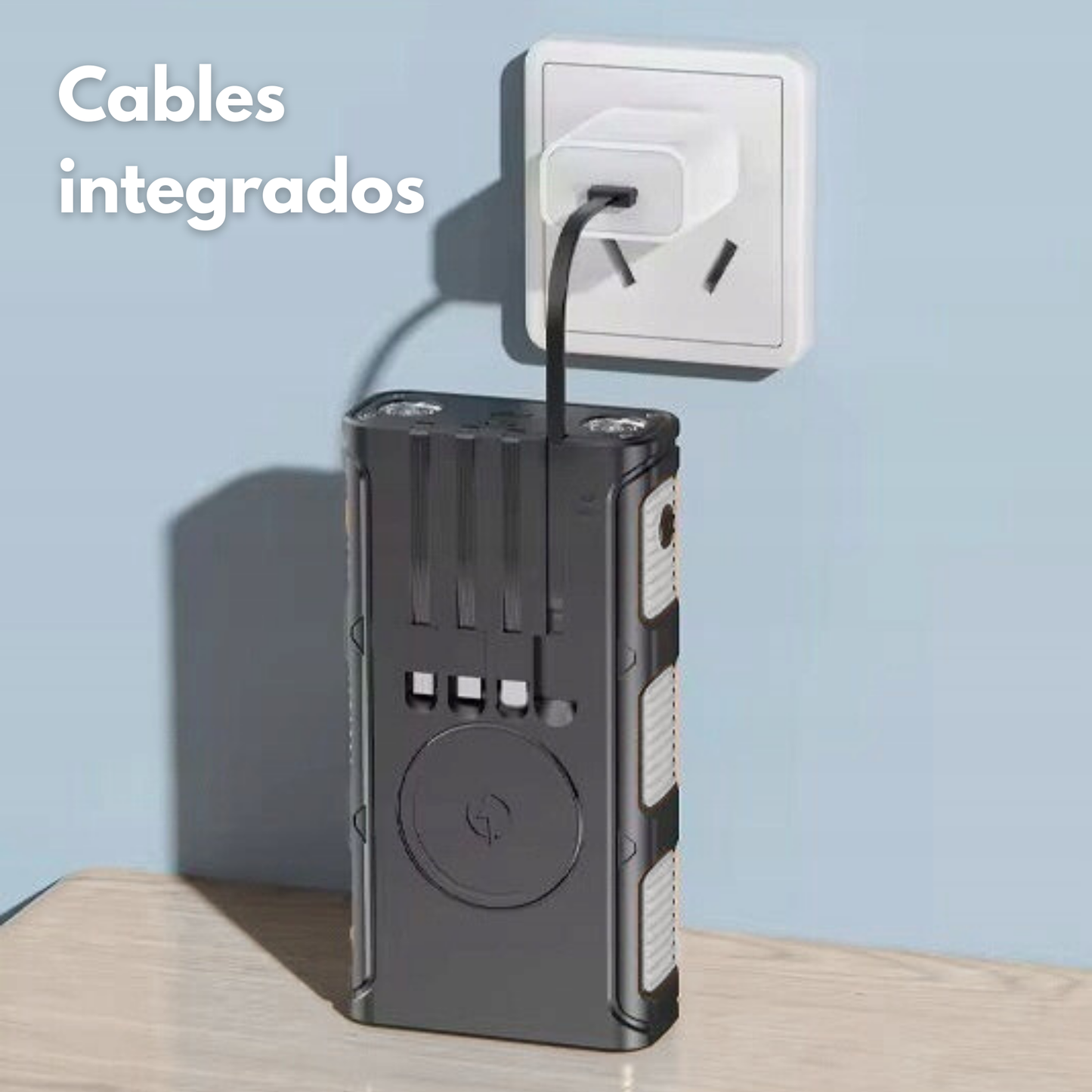 Power Bank Solar 30,000mah Carga Inalambrica Bateria Portátil