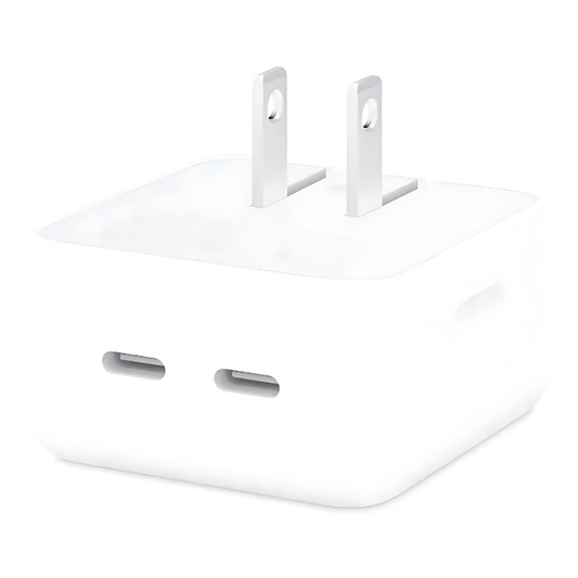 Adaptador De Corriente 35W Dos Puertos USB-C