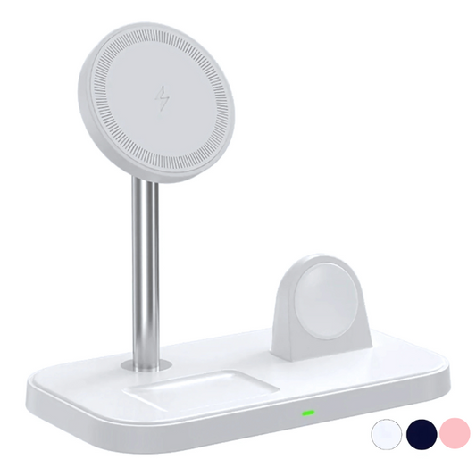 Base De Carga Magnética Inalámbrica 3 En 1 Para iPhone