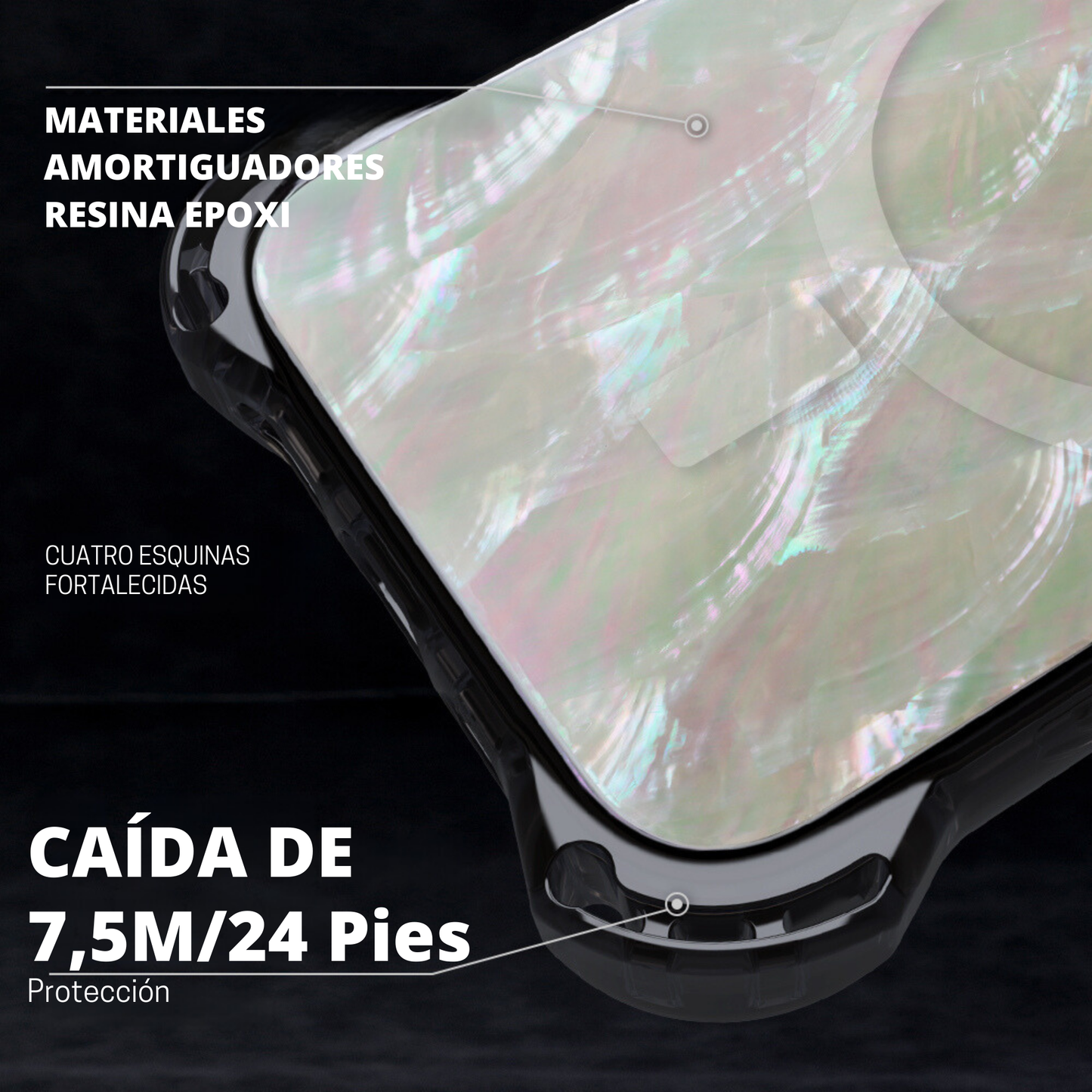 Funda Ultra Bounce de Concha Natural + Resina