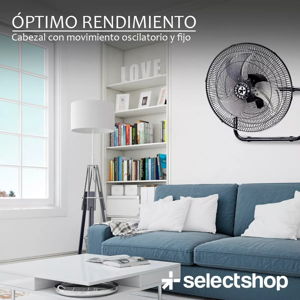 Ventilador 18" 60W con 3 Aspas