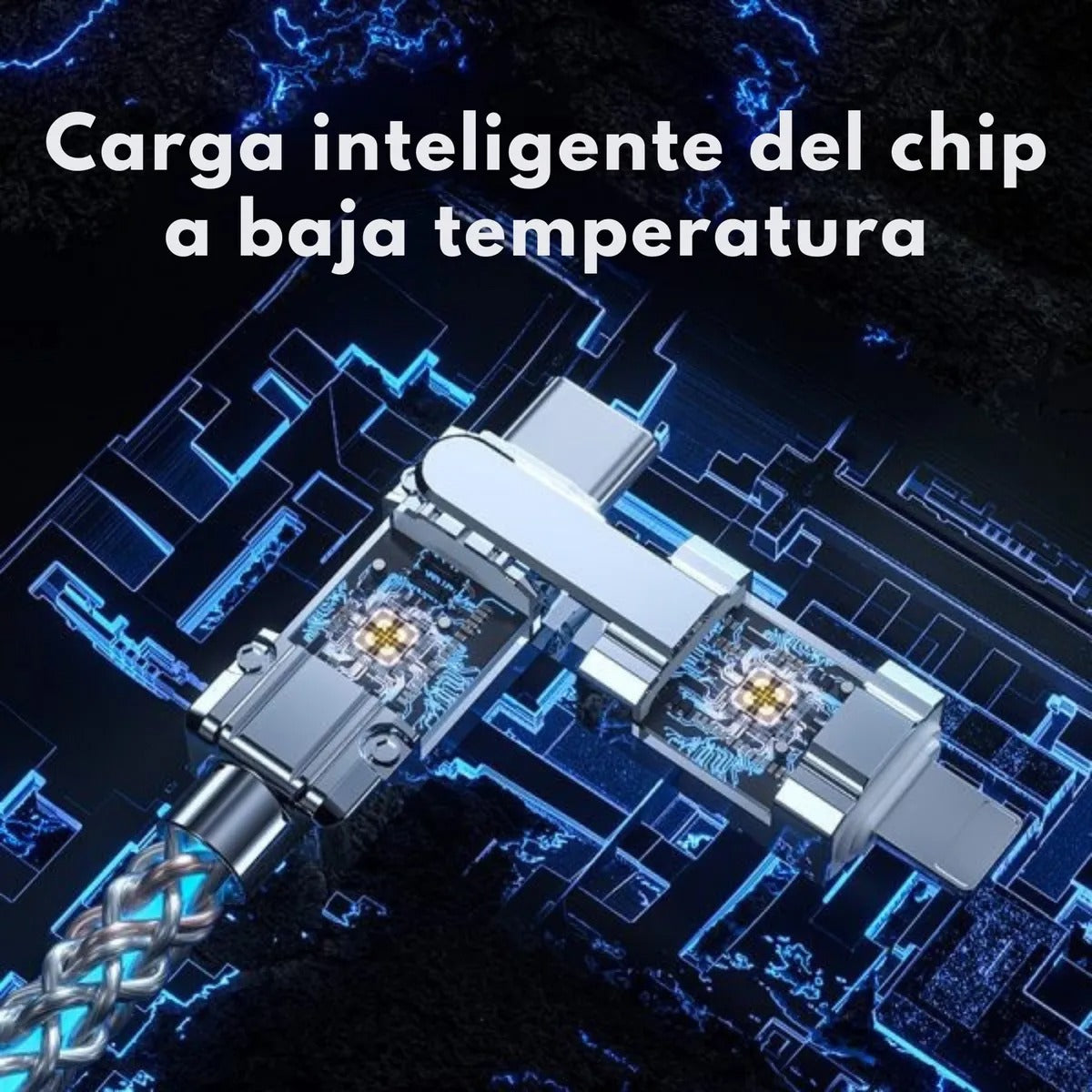 Cable USB-C 4 en 1 RGB