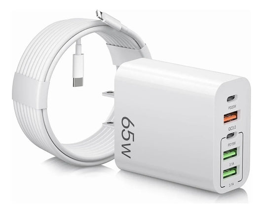 Adaptador 5 en 1 65W con Cable USB-C