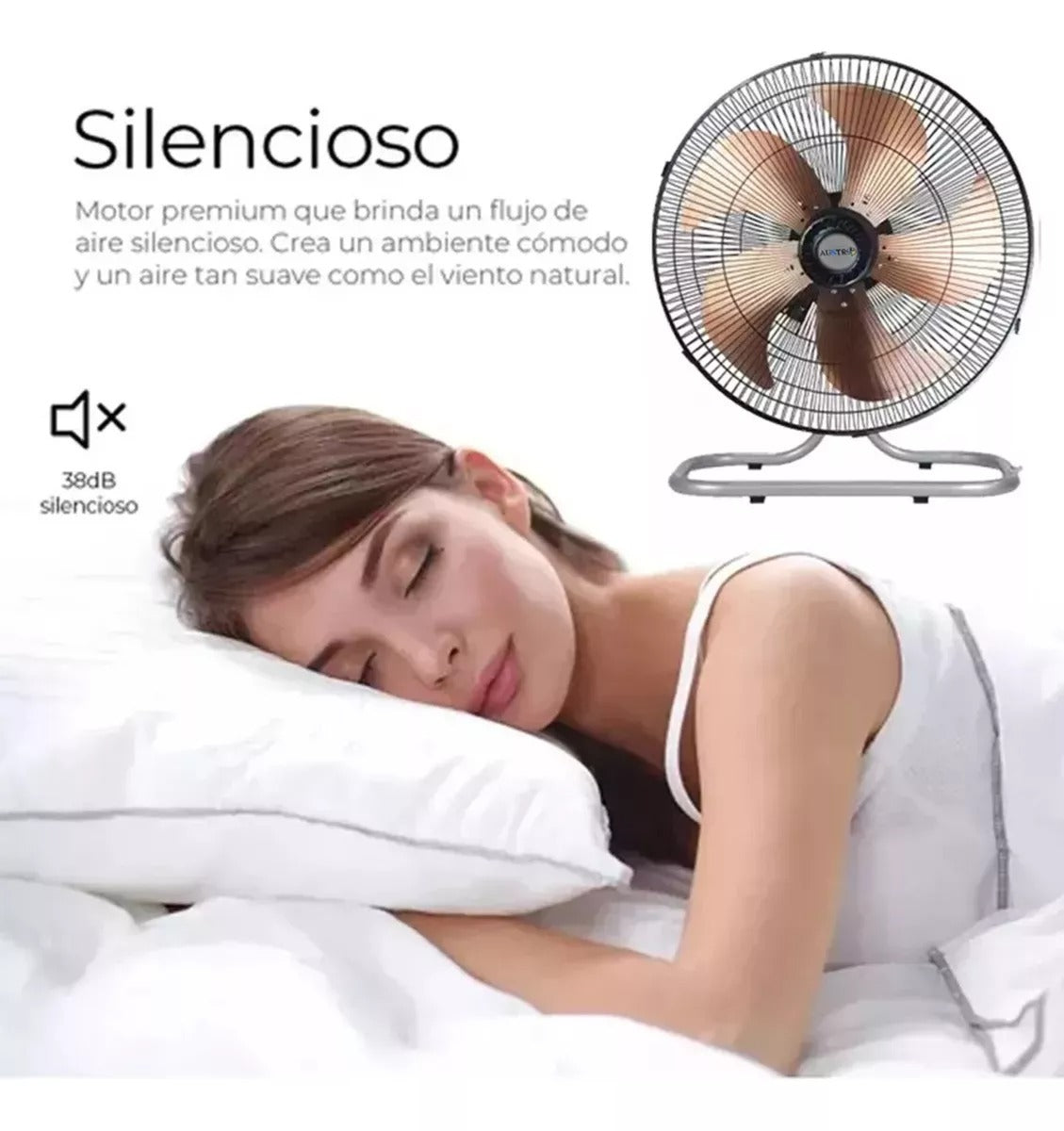 Ventilador 18" 60W con 5 Aspas