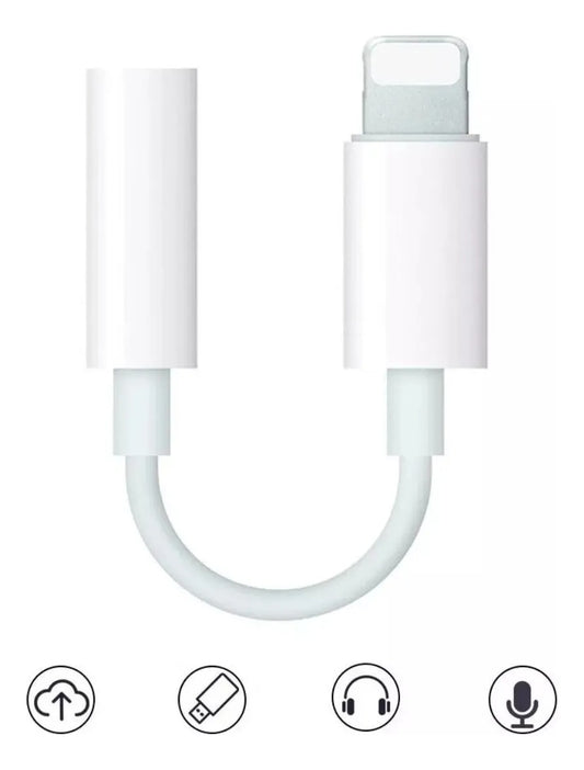 Cable Adaptador Lightning a Jack 3.5mm Para iPhone