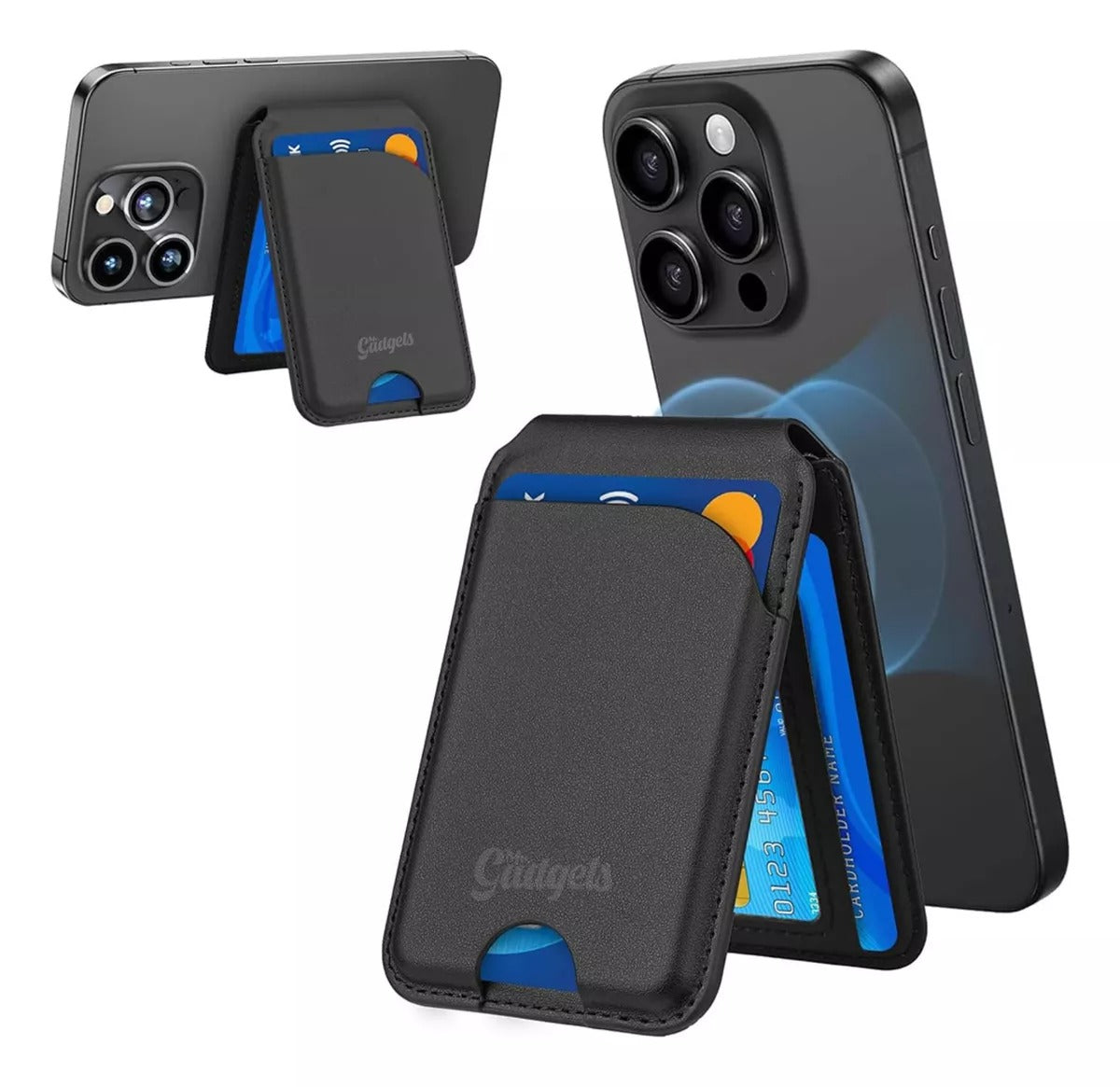 Cartera Magnética Wallet Deluxe con Soporte Para iPhone