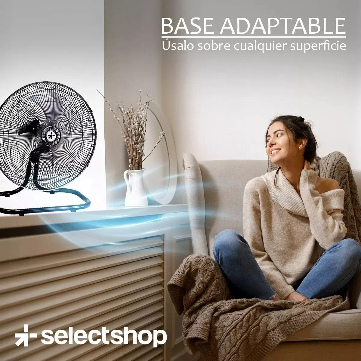 Ventilador 18" 60W con 3 Aspas