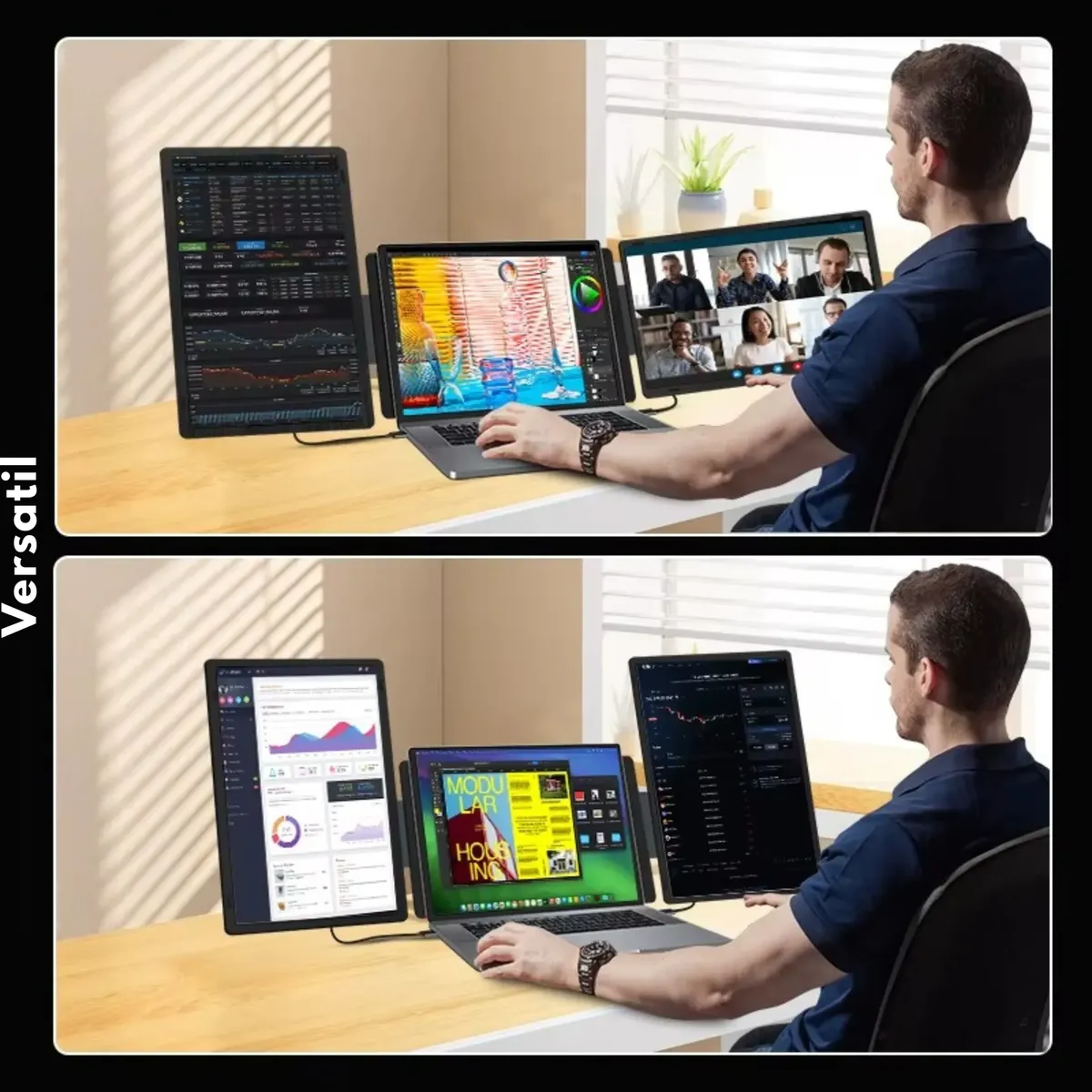 Doble Monitor S9H Desmontable