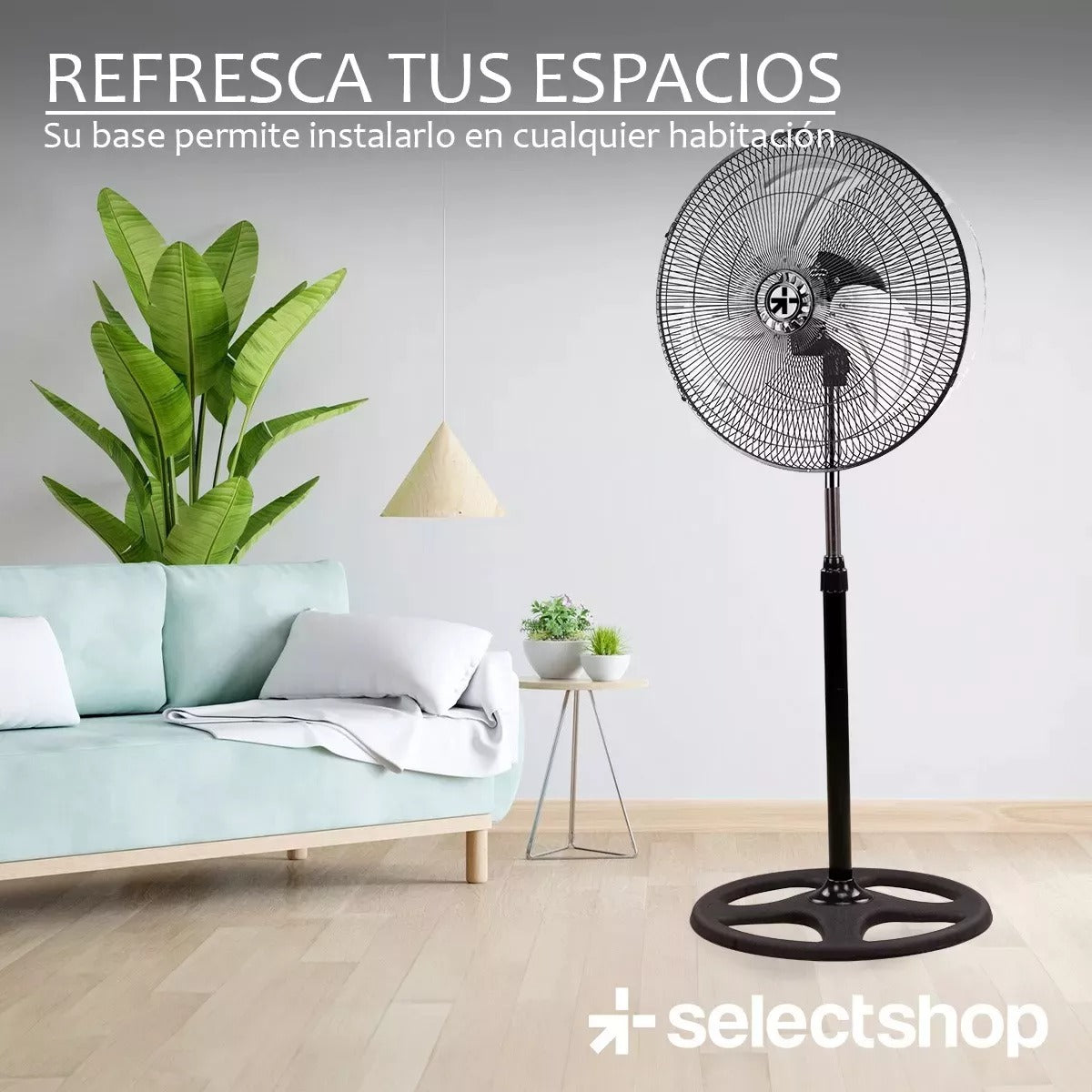 Ventilador 18" 60W con 3 Aspas