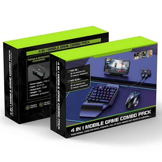 Set 4 en 1 Teclado Gamer