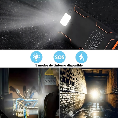 Power Bank Solar Nova Charger Plus 20,000mAh Con 4 Paneles