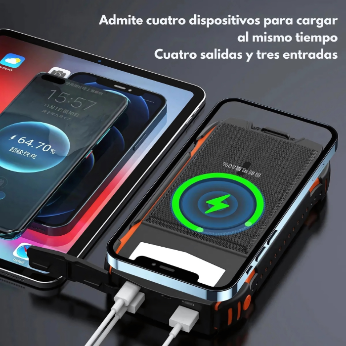 Power Bank Blast Pro 2.0 Portátil 20,000mAh Carga Inalámbrica