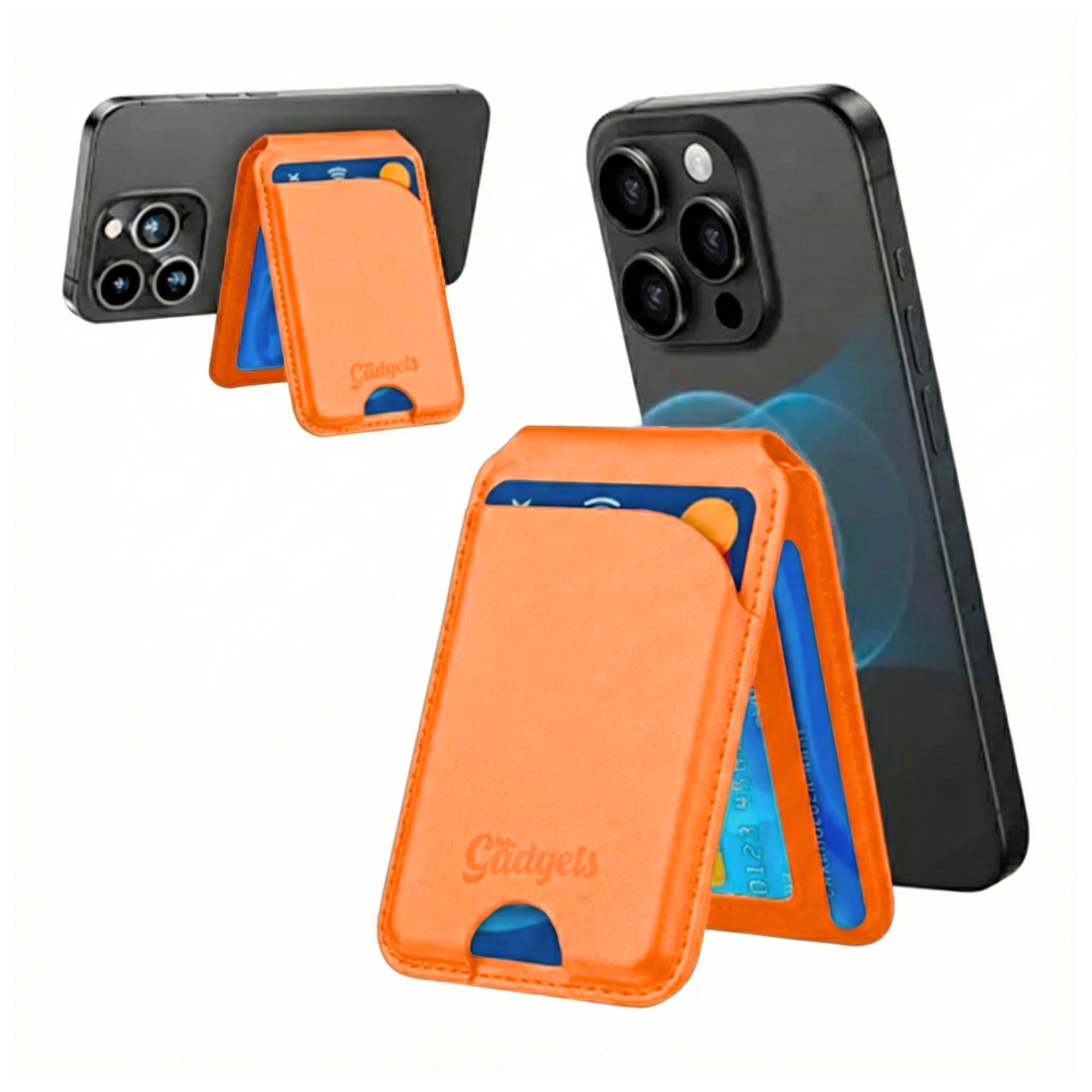 Cartera Magnética Wallet Deluxe con Soporte Para iPhone