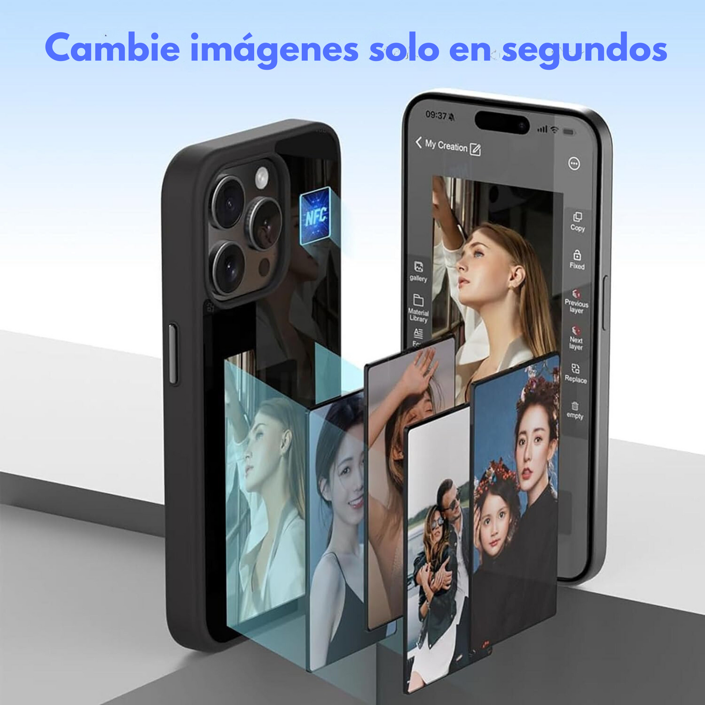 Funda Tinta Inteligente Imágenes Personalizables