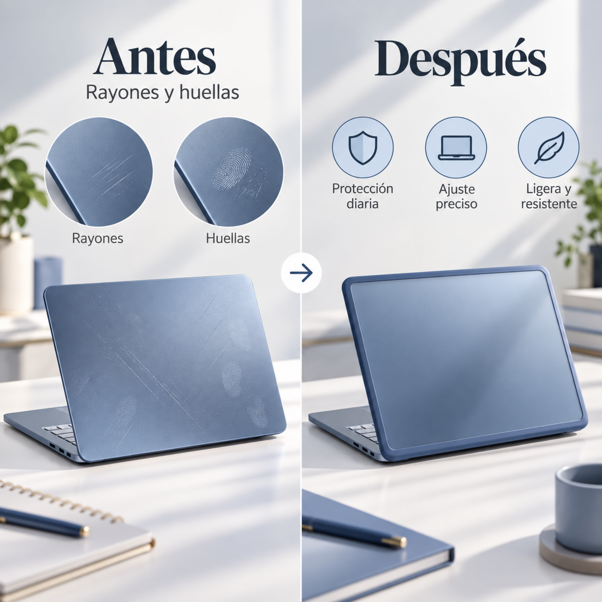 Funda para MacBook Air 13.6" Intel M2, M3, M4, M5