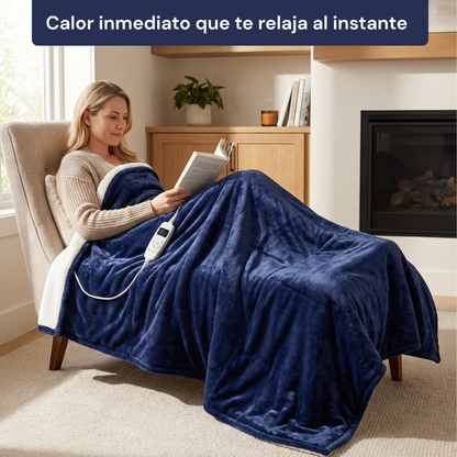 Cobija Eléctrica Calentadora con 10 Niveles de Calor