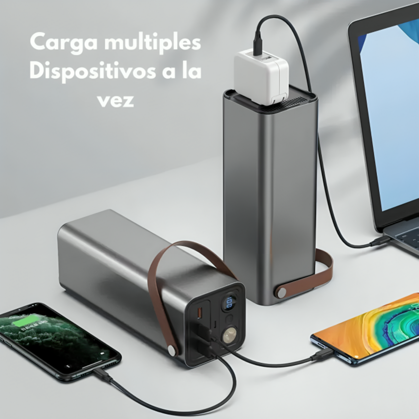 Estación de Carga Portátil 46,200mAh