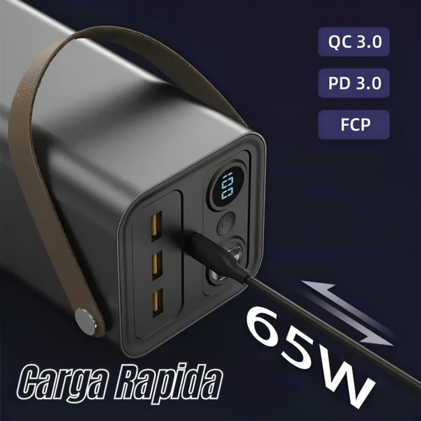 Estación de Carga Portátil 46,200mAh