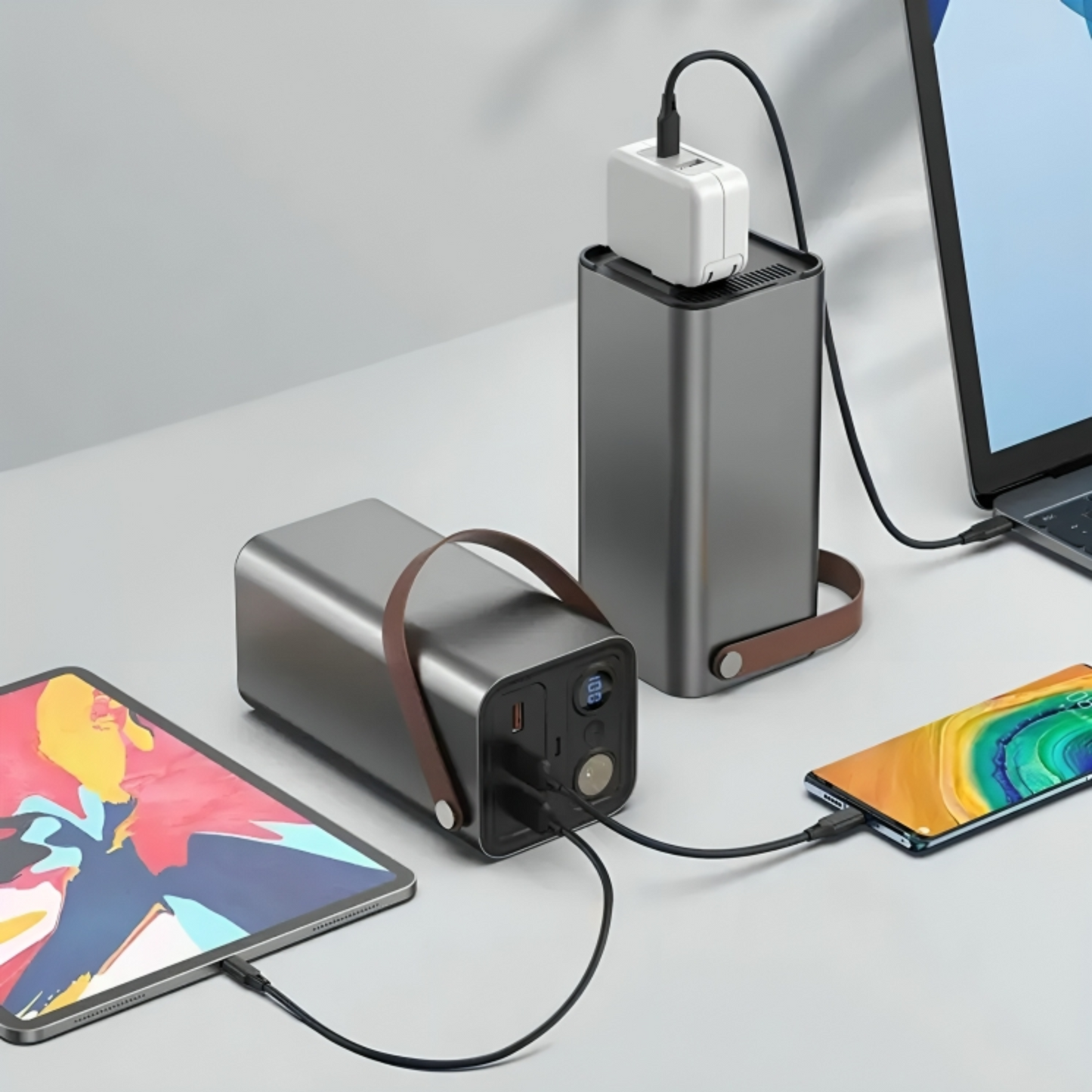 Estación de Carga Portátil 46,200mAh