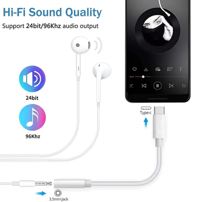 Adaptador Audio Jack 3.5mm Auxiliar Para iPhone (Lightning)