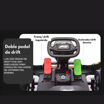Go Kart Eléctrico Recargable Drift 15Km/h