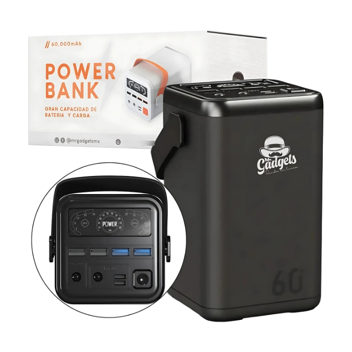 Power Bank Portátil 60,000mAh 100W