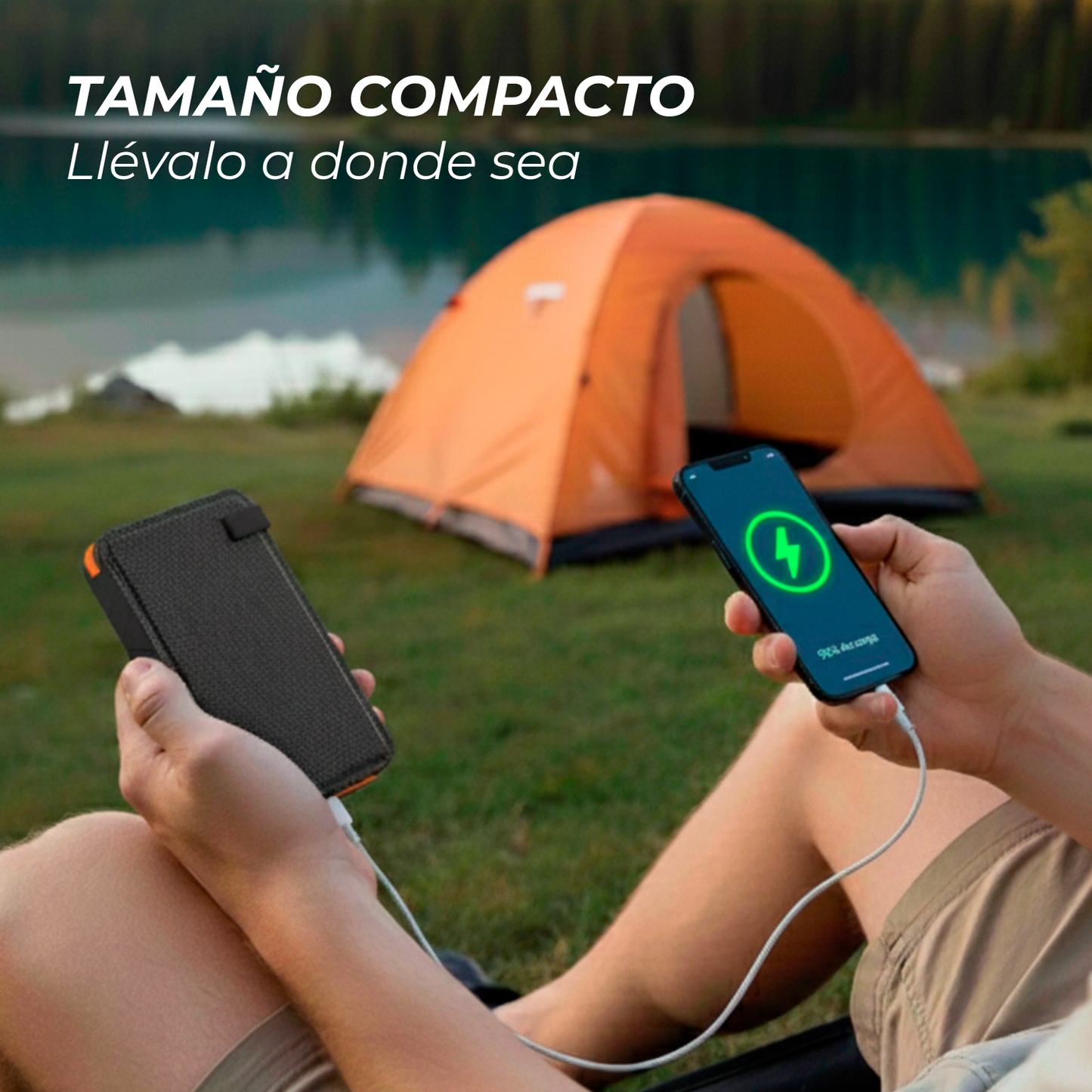 Power Bank Solar Nova Charger Plus 20,000mAh Con 4 Paneles