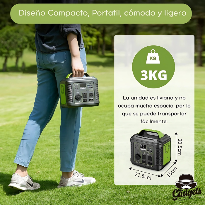 Estación de Carga Portátil 80,000mAh 300W
