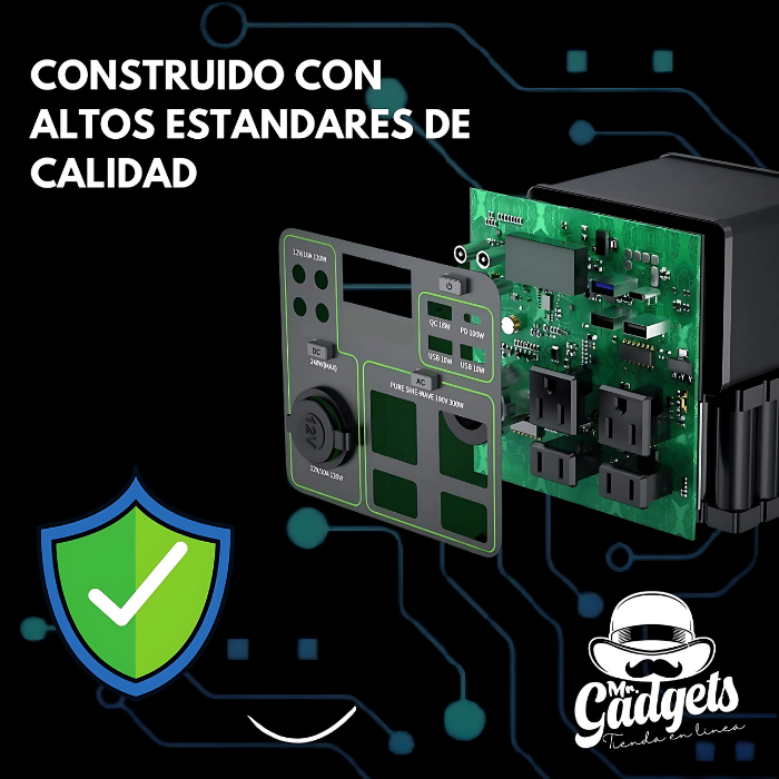 Estación de Carga Portátil 80,000mAh 300W