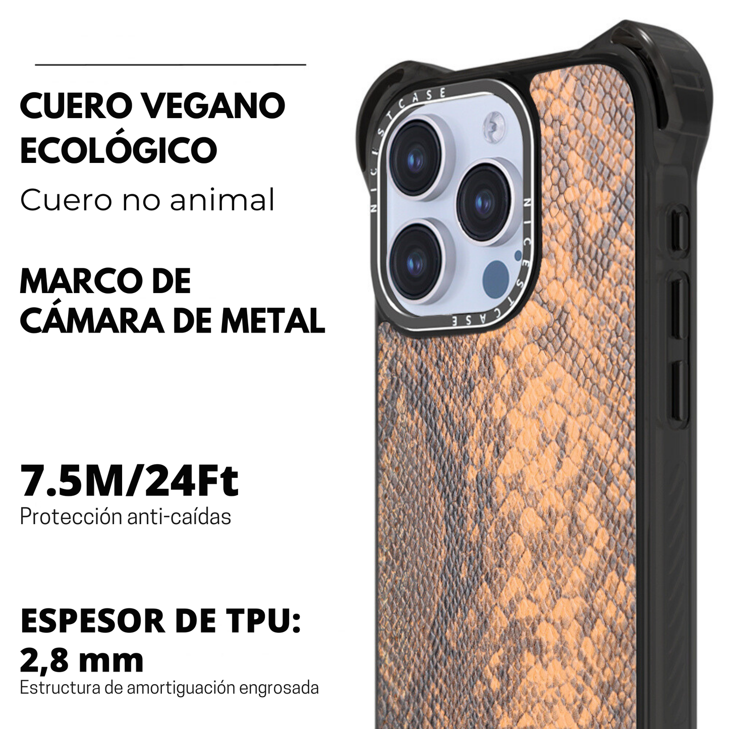 Funda Ultra Bounce Con Textura Animal Print