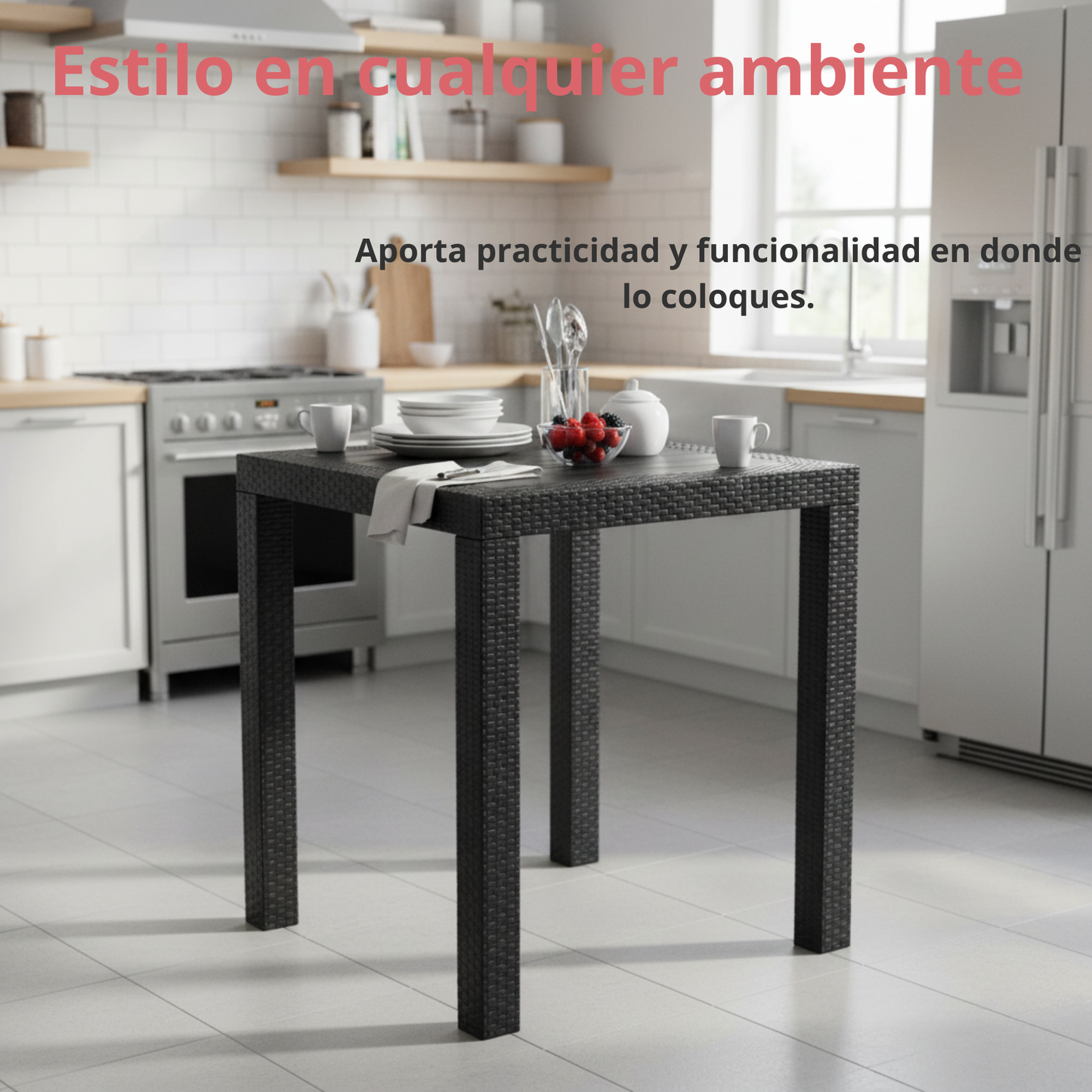 Mesa Estilo Ratán